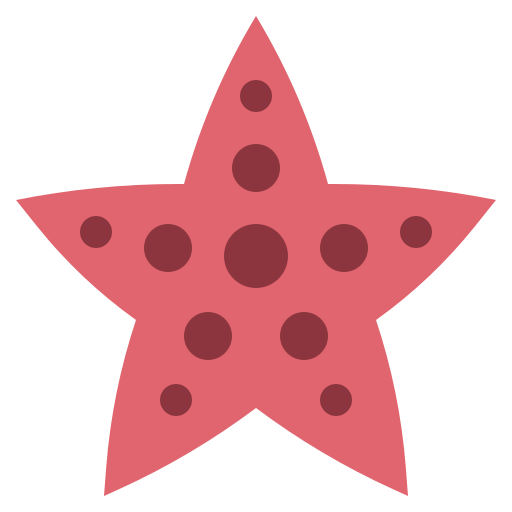 Starfish Surang Flat icon