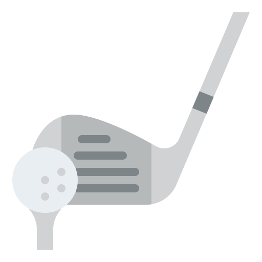le golf Iconixar Flat Icône