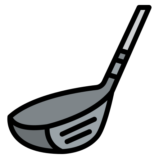 klub golfowy Iconixar Lineal Color ikona
