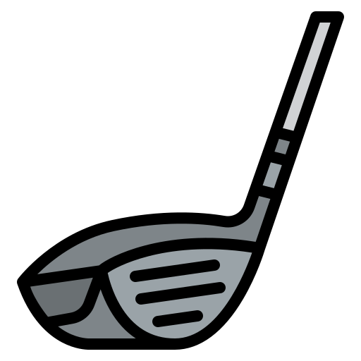 golfclub Iconixar Lineal Color icon