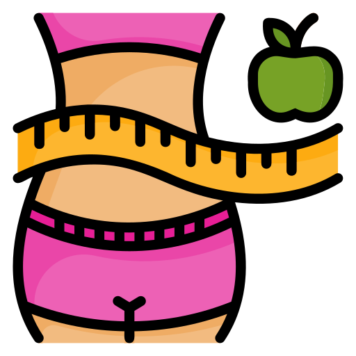 Weight loss Generic Outline Color icon