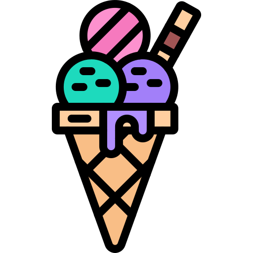 helado Coloring Color icono