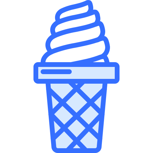 helado Coloring Blue icono