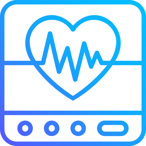 Cardiogram Generic Gradient icon