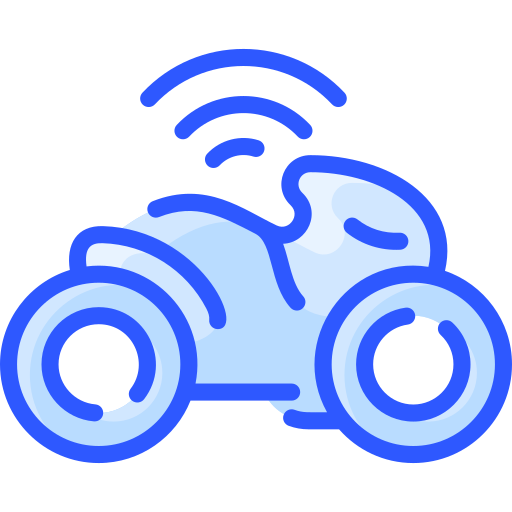 Motorbike Vitaliy Gorbachev Blue icon