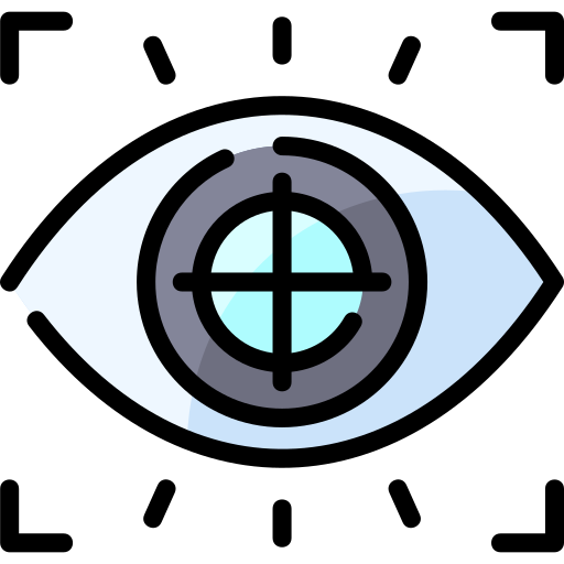 Eye tracking Vitaliy Gorbachev Lineal Color icon