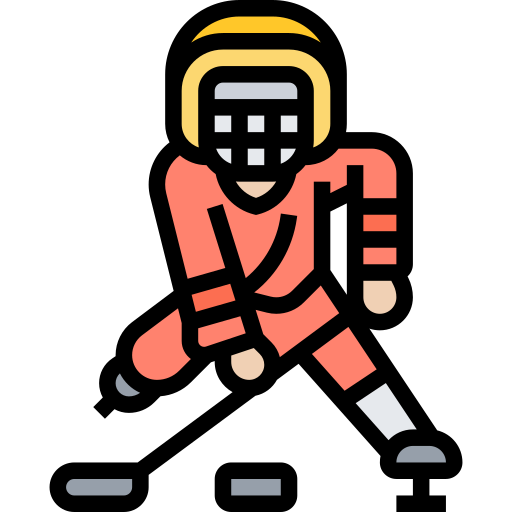 hockey sobre hielo Meticulous Lineal Color icono