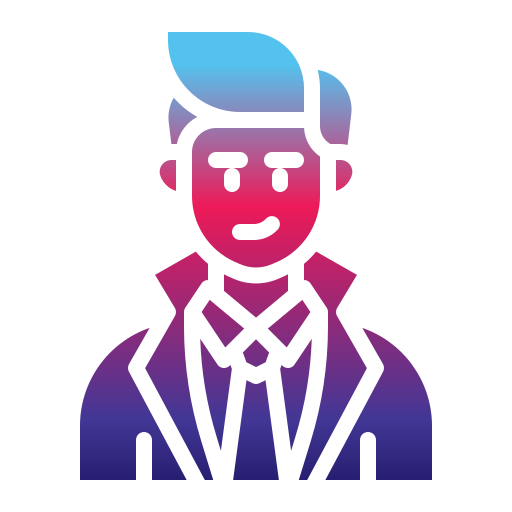 avatar Generic Flat Gradient icono