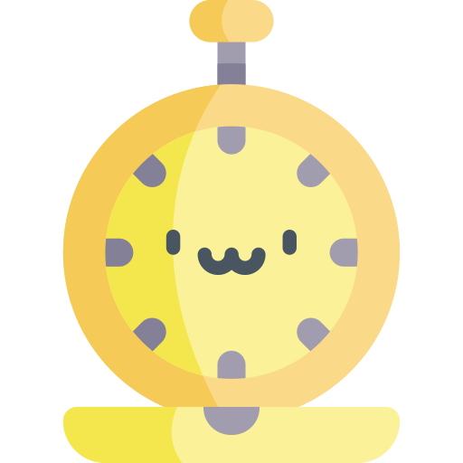 Pocket watch Kawaii Flat icon