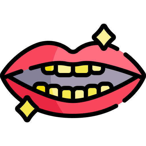 金歯 Kawaii Lineal color icon