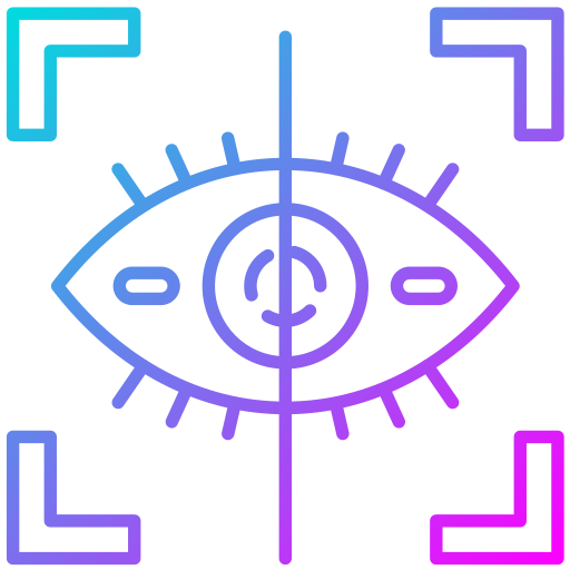 escáner ocular Generic Gradient icono