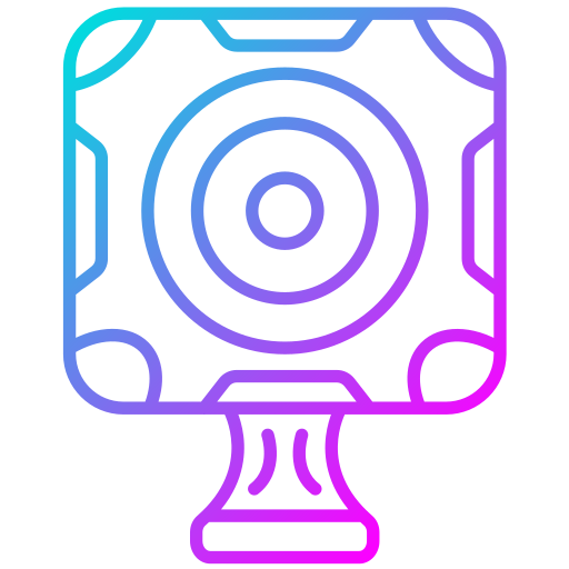 runde webcam Generic Gradient icon
