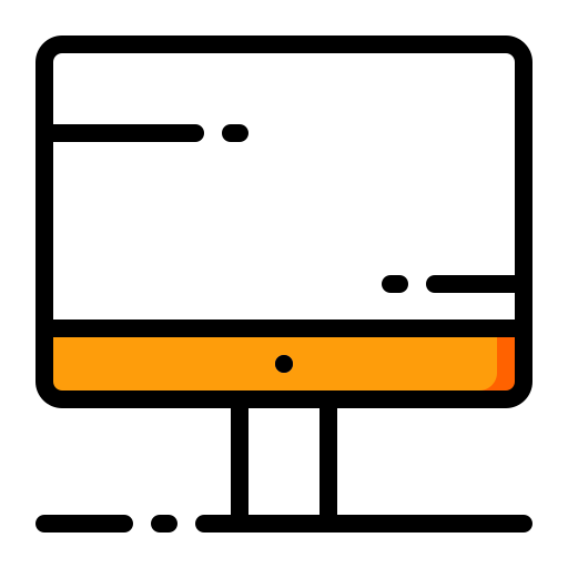 monitor Generic Fill & Lineal ikona