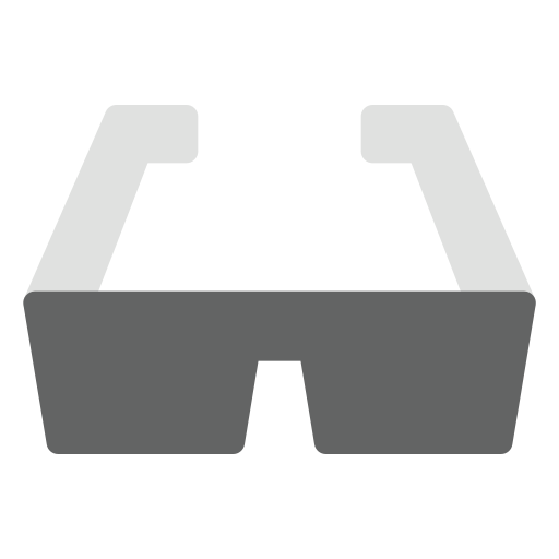 okulary 3d Generic Flat ikona