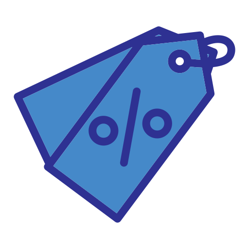 할인 Generic Blue icon