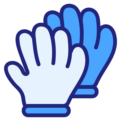 des gants Generic Blue Icône