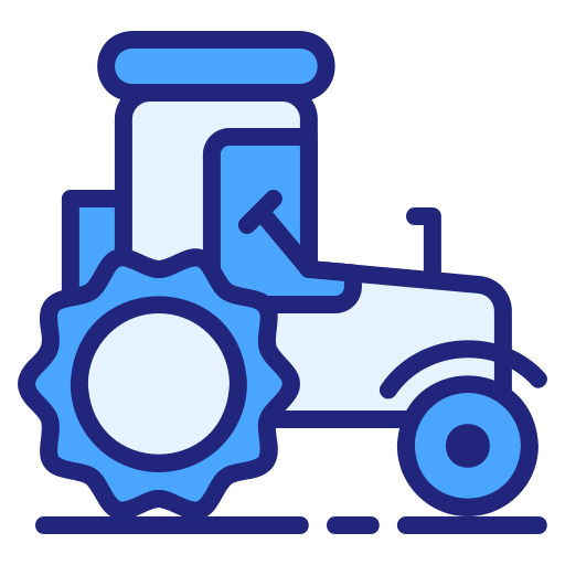 Трактор Generic Blue иконка