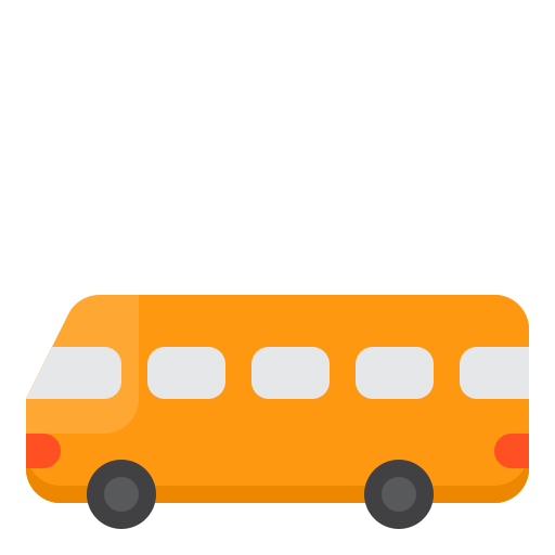 Автобус srip Flat иконка