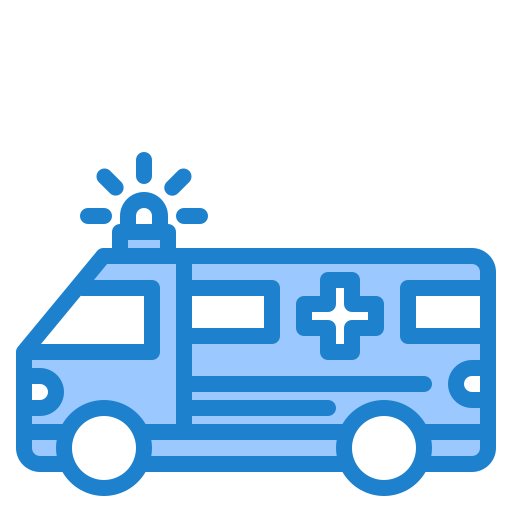 ambulans srip Blue ikona