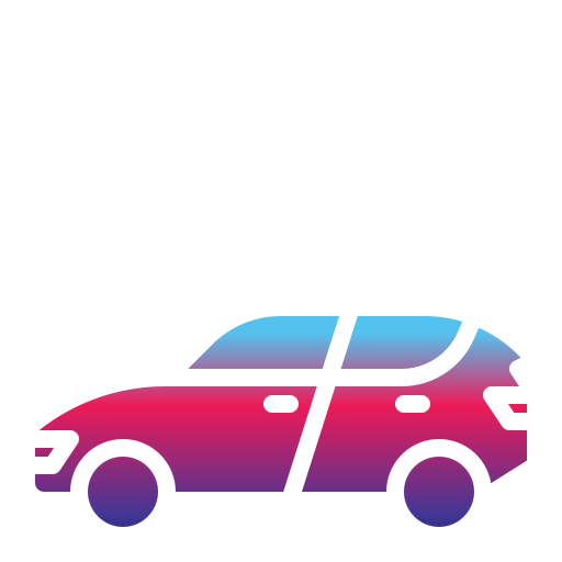 coche hatchback Generic Flat Gradient icono
