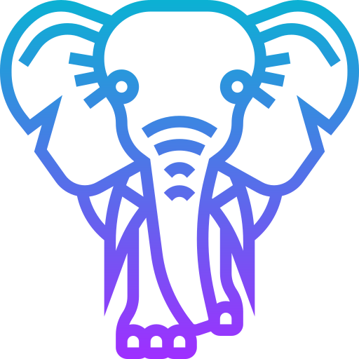 elefante Meticulous Gradient icono