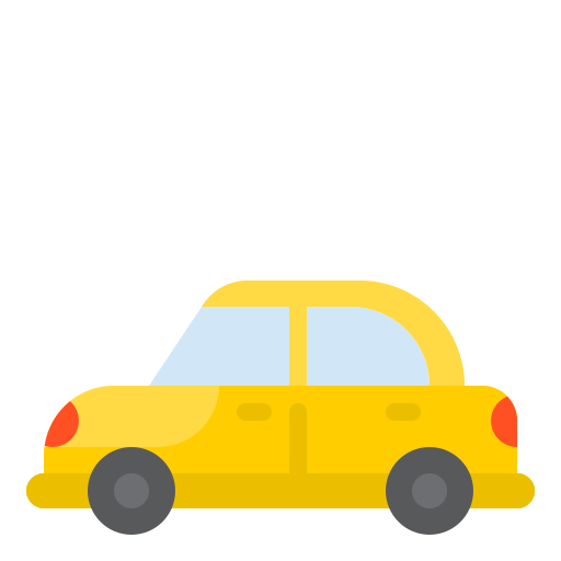 coche srip Flat icono