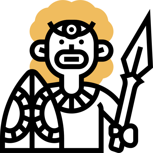 마사이족 Meticulous Yellow shadow icon