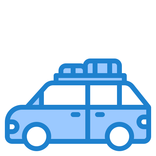 車 srip Blue icon