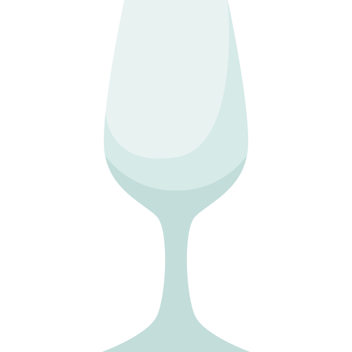 champagne glas Amethys Design Flat icoon