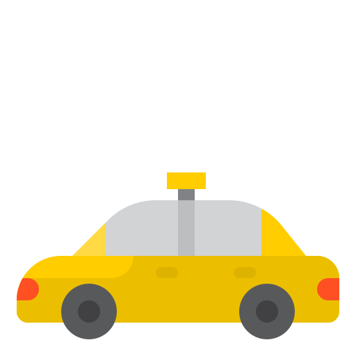 taxi srip Flat icona