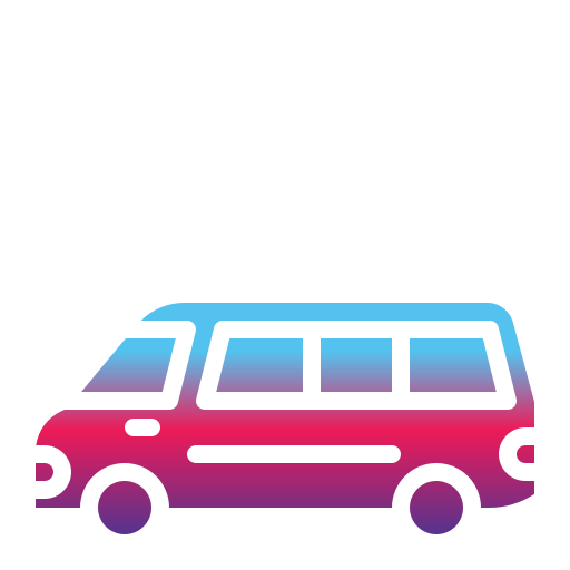 minibus Generic Flat Gradient ikona