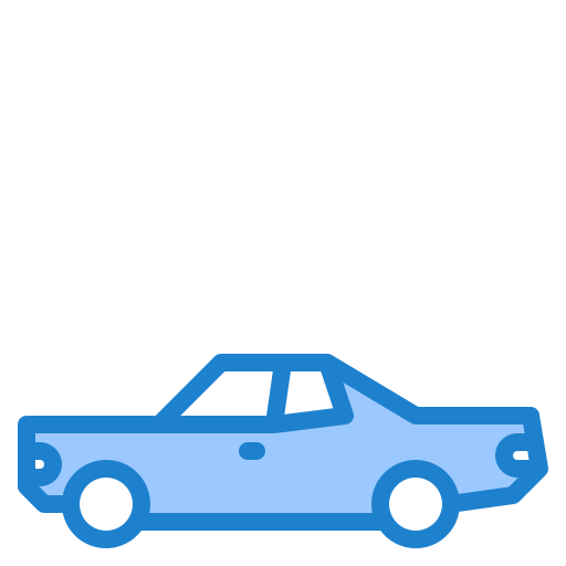 muskularny samochód srip Blue ikona