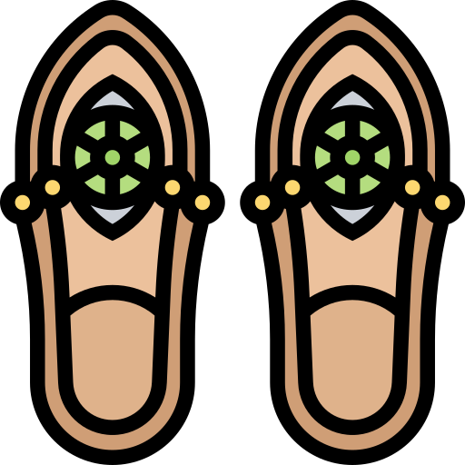 Sandal Meticulous Lineal Color icon