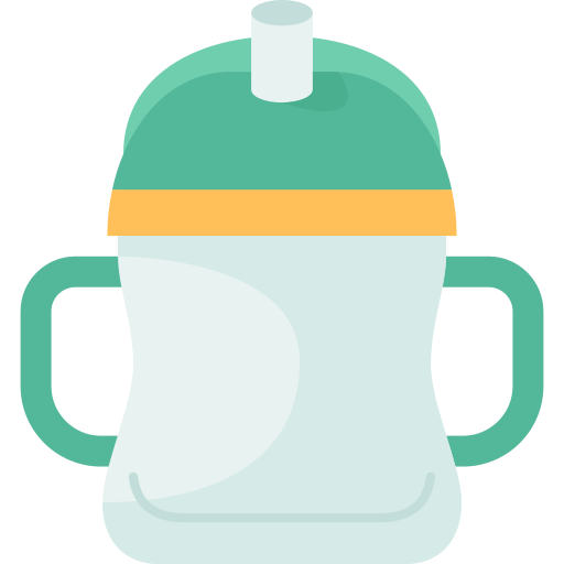melk fles Amethys Design Flat icoon