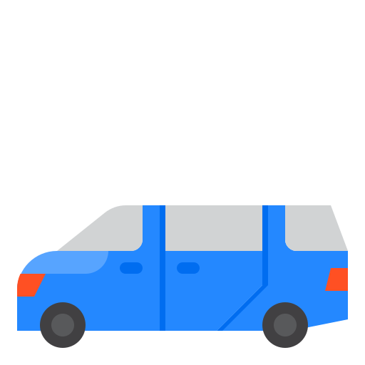 kleinbus srip Flat icon