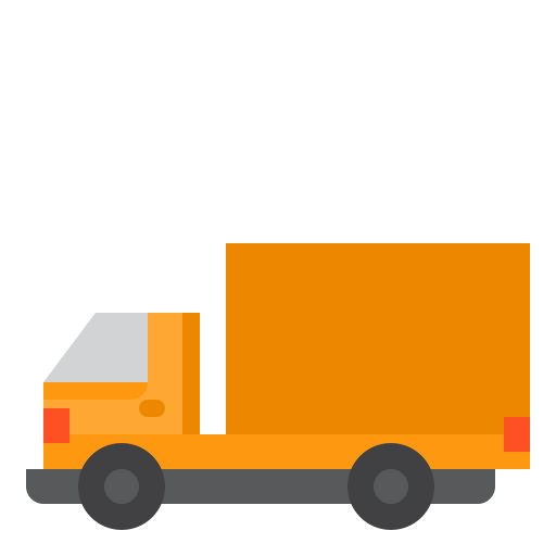 camión srip Flat icono