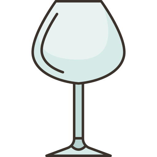 bicchiere di vino Amethys Design Lineal Color icona