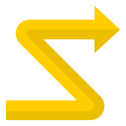 方向矢印 srip Flat icon