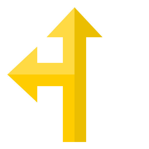 Direction srip Flat icon