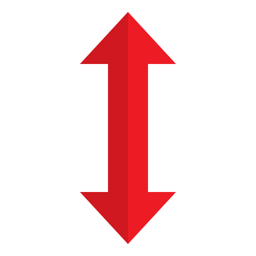 方向 srip Flat icon