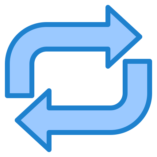 ciclo continuo srip Blue icona