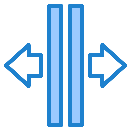 Maximize srip Blue icon
