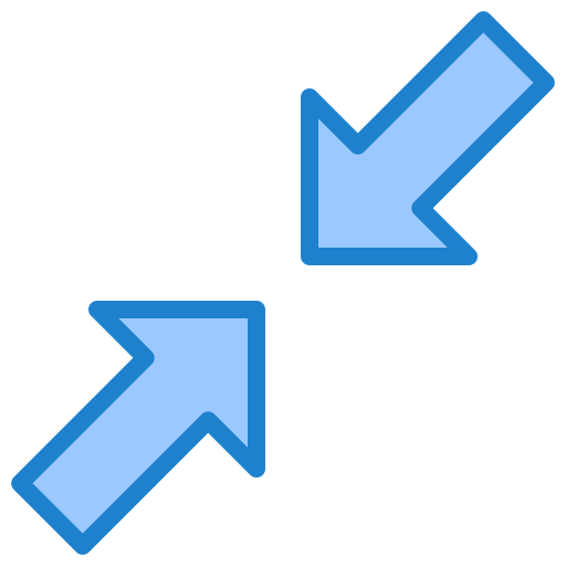 minimieren srip Blue icon