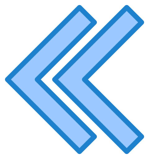 Левый шеврон srip Blue иконка