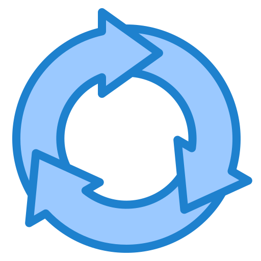 círculo srip Blue icono
