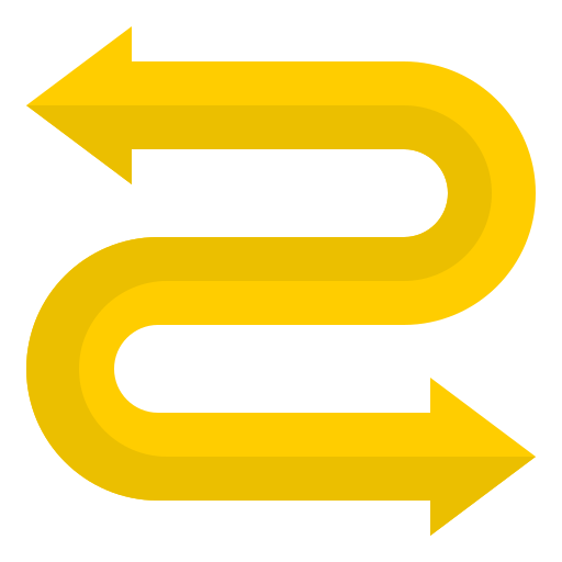 Direction srip Flat icon
