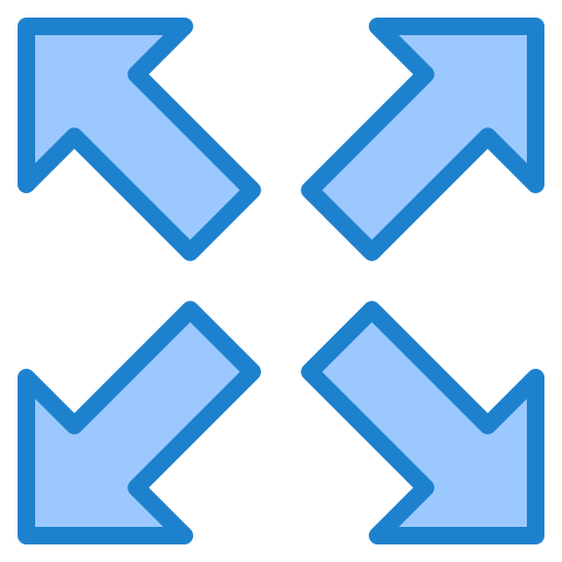 Maximize srip Blue icon