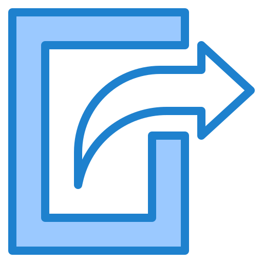 Export srip Blue icon