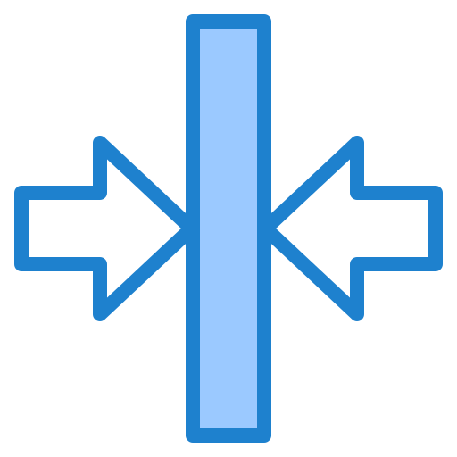 Shrink srip Blue icon