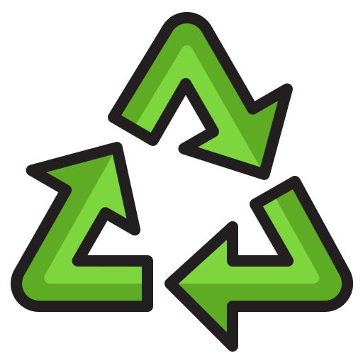 recyceln srip Lineal Color icon